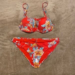 Bikini, bathing suit, top, large, bottom extra-large